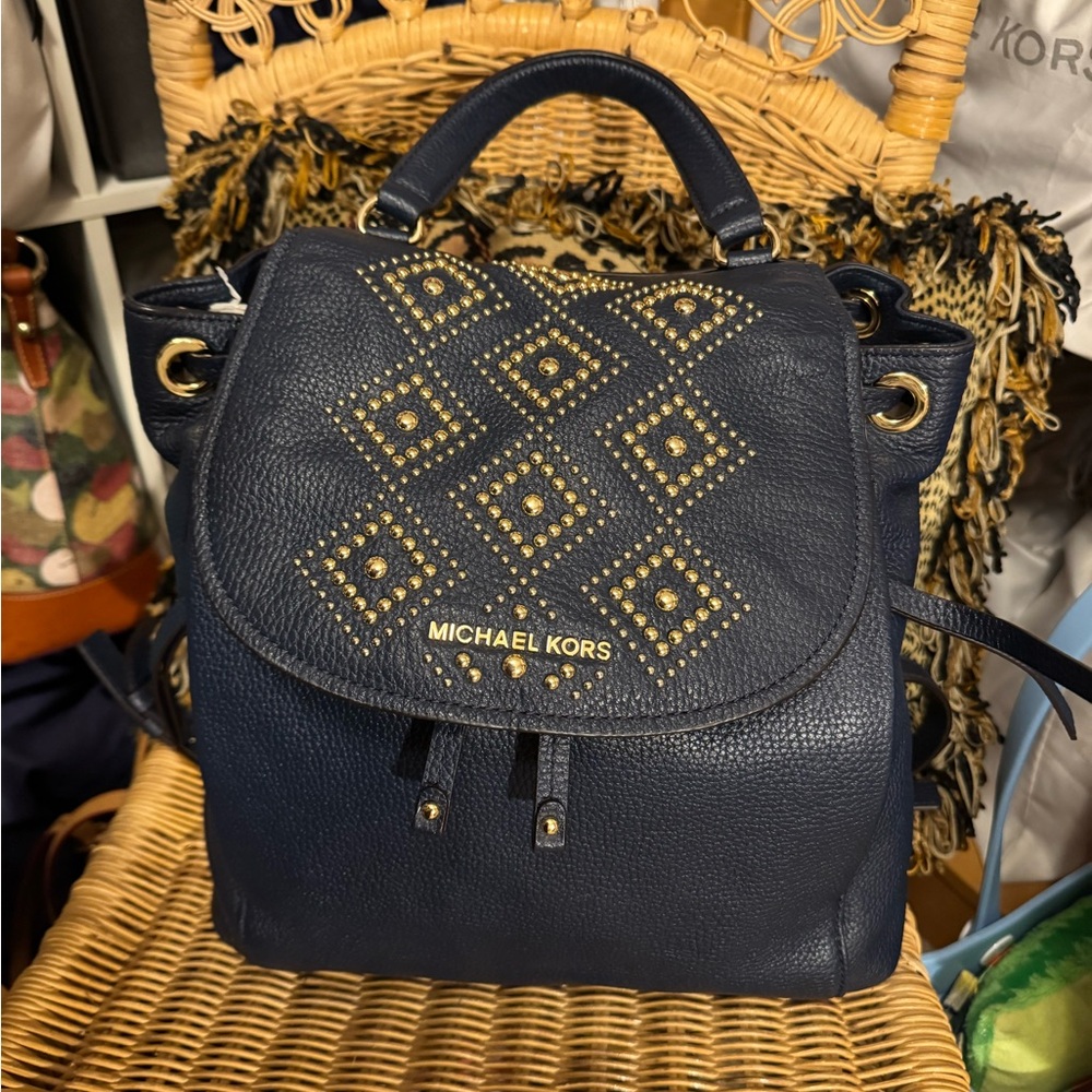 Michael Kors Riley Backpack - Blue
